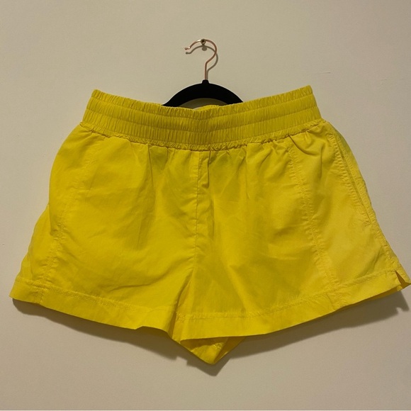 NWT Out From Under Urban Outfitters Medium Bright Yellow Athletic Shorts - Picture 1 of 9